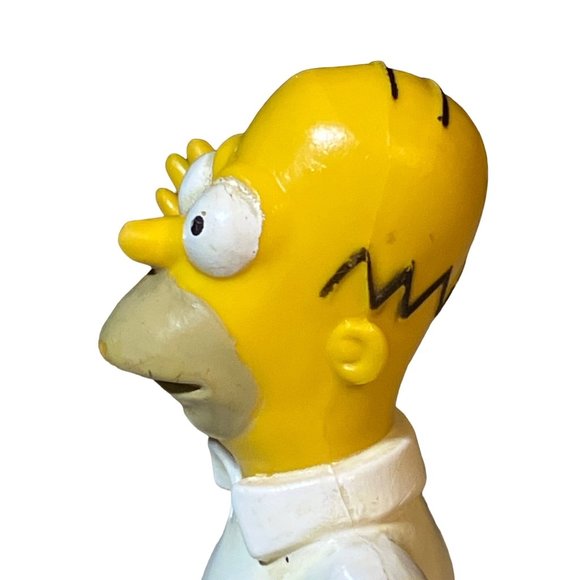 Vintage Homer Simpson 1990 Jesco Action Figure Posable 6" Rubber - Picture 6 of 12